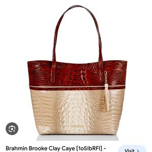 Brahmin Brooke Clay Caye Tote